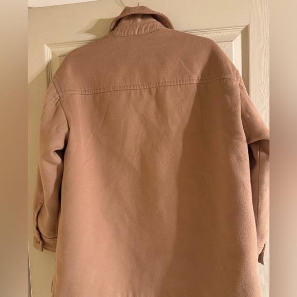 EUC Abercrombie & Fitch XS Shacket - Camel - Picture 4 of 4